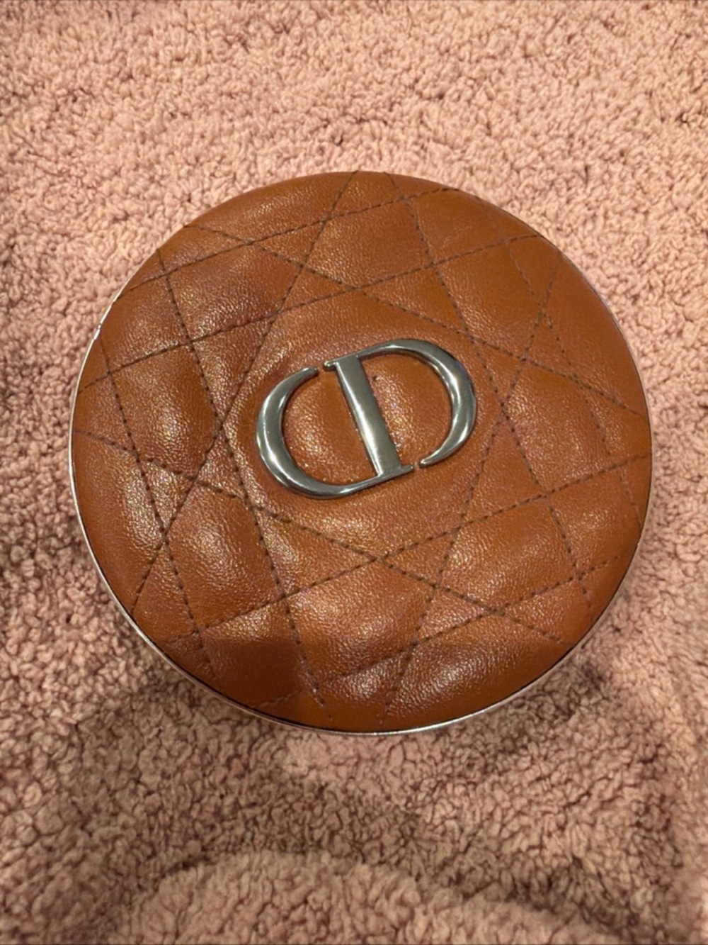 Dior Forever Nude Bronzer #40 Deep Matte Lg Quilted Brown Silver Case Ltd NWOB